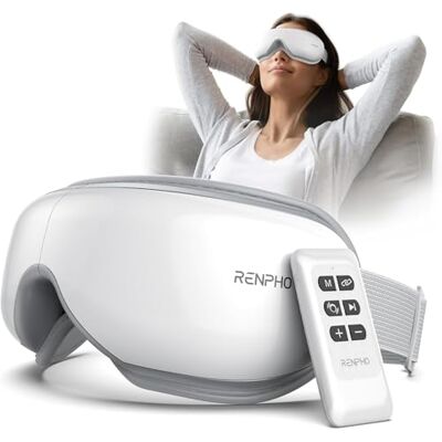 RENPHO Augenmassagegerät mit Wärme, Schlafmaske mit Fernbedienung RENPHO Augenmassagegerät mit Wärme, Schlafmaske mit Fernbedienung
