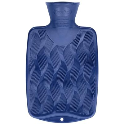 Fashy kleine Wärmflasche mit 3D Oberfläche, 6404, 0,8 L, Blau Fashy kleine Wärmflasche mit 3D Oberfläche, 6404, 0,8 L, Blau