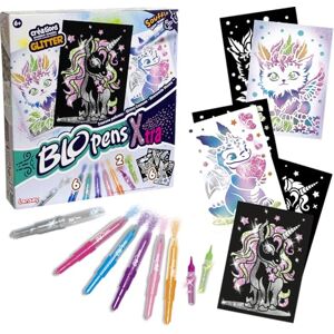 Lansay BLOPENS X-TRA Set Glitzernde Kreaturen Malset aus Pustefilzen mit wiederverwendbaren Schablonen und Glitzertuben Geschenkidee für Kinder ab 6 Jahren 6 Fantastische Zeichnungen Lansay BLOPENS X-TRA Set Glitzernde Kreaturen Malset aus Pustefilzen mit wiederverwendbaren Schablonen und Glitzertuben Geschenkidee für Kinder ab 6 Jahren 6 Fantastische Zeichnungen