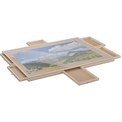 Relaxdays - Puzzle Table - Natur - Puzzle Board Relaxdays - Puzzle Table - Natur - Puzzle Board