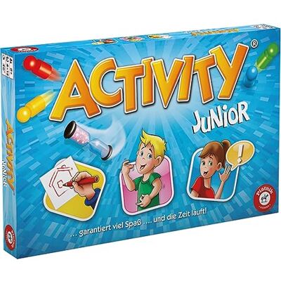 Piatnik Vienna 6012 – Activity Junior I Gesellschaftsspiel Brettspiel für Kinder ab 8 Jahren I Spieleklassiker I 4-12 Spieler Piatnik Vienna 6012 – Activity Junior I Gesellschaftsspiel Brettspiel für Kinder ab 8 Jahren I Spieleklassiker I 4-12 Spieler