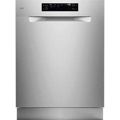 AEG Unterbau 6000 Geschirrspüler, 60cm Spülmaschine, kraftvolle Reinigung mit 3x besserer Sprühabdeckung & viel Platz, 44dB, Besteckschublade, 14 MG, QuickLift, Wasserstopp, GU620B2SCM AEG Unterbau 6000 Geschirrspüler, 60cm Spülmaschine, kraftvolle Reinigung mit 3x besserer Sprühabdeckung & viel Platz, 44dB, Besteckschublade, 14 MG, QuickLift, Wasserstopp, GU620B2SCM