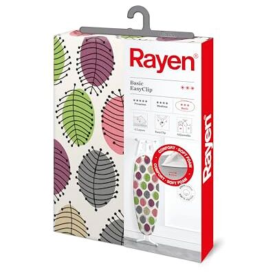 Rayen 6155.17 Basic Ironing Board Cover, Cotton, Foam, White, 126 x 40 cm Rayen 6155.17 Basic Ironing Board Cover, Cotton, Foam, White, 126 x 40 cm
