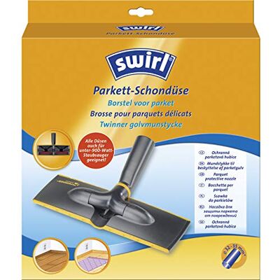 Swirl Parkett-Schondüse – Staubsaugerdüse für empfindliche Böden wie Parkett & Laminat, ultraflaches Design, Universaladapter (32–35 mm), schonende Reinigung, ideal für niedrige Möbel Swirl Parkett-Schondüse – Staubsaugerdüse für empfindliche Böden wie Parkett & Laminat, ultraflaches Design, Universaladapter (32–35 mm), schonende Reinigung, ideal für niedrige Möbel