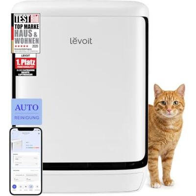 Levoit Vital Pet Pro Luftreiniger Tierhaare, PM2,5 & TVOC Sensor, Automatik Auto-Reinigung, verbesserte Aktivkohleschicht, CADR 253m³/h, herausnehmbare Auffangschale, 21 dB Levoit Vital Pet Pro Luftreiniger Tierhaare, PM2,5 & TVOC Sensor, Automatik Auto-Reinigung, verbesserte Aktivkohleschicht, CADR 253m³/h, herausnehmbare Auffangschale, 21 dB