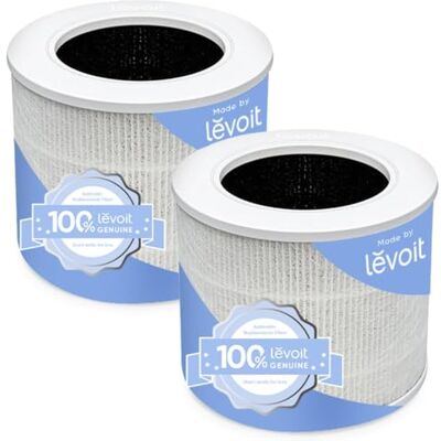 Levoit Original-Luftfilter für Core Mini Luftreiniger, 2 Stück 3-in-1 HEPA Filter, hocheffizienter Aktivkohlefilter Levoit Original-Luftfilter für Core Mini Luftreiniger, 2 Stück 3-in-1 HEPA Filter, hocheffizienter Aktivkohlefilter