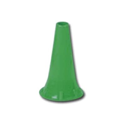 GIMA Mini Einweg-Ohrenspekulum, Ø 4 mm, Grüne Farbe, Latexfrei, Packung mit 100 Stücken GIMA Mini Einweg-Ohrenspekulum, Ø 4 mm, Grüne Farbe, Latexfrei, Packung mit 100 Stücken