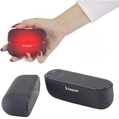 BEPER P203TFO050 Wiederaufladbarer magnetischer Handwärmer, tragbarer Handwärmer mit 3 Heizstufen, Doppelnutzung (gemeinsam oder getrennt), 7 Stunden Akkulaufzeit, USB-C-Aufladung BEPER P203TFO050 Wiederaufladbarer magnetischer Handwärmer, tragbarer Handwärmer mit 3 Heizstufen, Doppelnutzung (gemeinsam oder getrennt), 7 Stunden Akkulaufzeit, USB-C-Aufladung