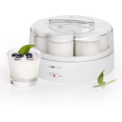 Clatronic ® Joghurtbereiter Joghurt selber machen inkl. 7 Gläser mit Schraubdeckel einfache Zubereitung Joghurt Maker für bis zu 1,1 Liter Joghurt Joghurtmaschine Yogurt Maker JM 3344 Clatronic ® Joghurtbereiter Joghurt selber machen inkl. 7 Gläser mit Schraubdeckel einfache Zubereitung Joghurt Maker für bis zu 1,1 Liter Joghurt Joghurtmaschine Yogurt Maker JM 3344