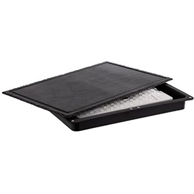 APS 11645 Kühlplatte "SLATE", 3-teilig, Naturschieferplatte mit Behälter und 1x Kühlakku, 58,0 x 38,2 x 5,3 cm APS 11645 Kühlplatte "SLATE", 3-teilig, Naturschieferplatte mit Behälter und 1x Kühlakku, 58,0 x 38,2 x 5,3 cm