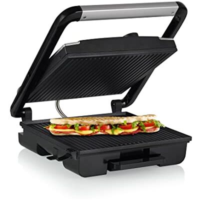 Princess 112425 Kontaktgrill Multifunktional Grillfläche 30 x 27 cm 2000 W Thermostat -Edelstahl Silber Princess 112425 Kontaktgrill Multifunktional Grillfläche 30 x 27 cm 2000 W Thermostat -Edelstahl Silber