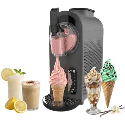 Cecotec Slush Maschine Twist&Ice Cream, 9 Modi für Slush, Frozen Cocktails, Smoothies und Eis, 1,3 L Kapazität, Touchpanel, ohne Vorkühlen, Eisstärke einstellbar, Anti-Tropf Auslauf, Self-Clean Modus Cecotec Slush Maschine Twist&Ice Cream, 9 Modi für Slush, Frozen Cocktails, Smoothies und Eis, 1,3 L Kapazität, Touchpanel, ohne Vorkühlen, Eisstärke einstellbar, Anti-Tropf Auslauf, Self-Clean Modus