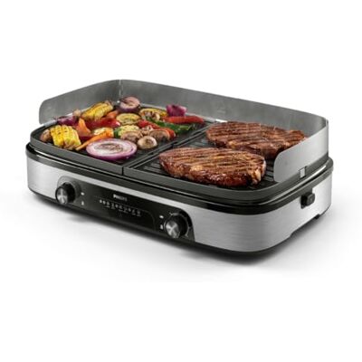 Philips Tischgrill 5000, Schwarz, 5 Temperaturstufen Philips Tischgrill 5000, Schwarz, 5 Temperaturstufen