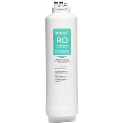 EcoSoft Membranelement 600 GPD für CROSS 90, Ersatzfilter für Umkehrosmose, entfernt 99,8 Prozent der Verunreinigungen, einfache Installation, Austausch alle 24 Monate EcoSoft Membranelement 600 GPD für CROSS 90, Ersatzfilter für Umkehrosmose, entfernt 99,8 Prozent der Verunreinigungen, einfache Installation, Austausch alle 24 Monate