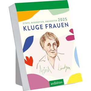 Ars Edition Abreißkalender Kluge Frauen 2025: Zitate, Biografien, Anekdoten Tagesabreißkalender zum Aufstellen oder Aufhängen Ars Edition Abreißkalender Kluge Frauen 2025: Zitate, Biografien, Anekdoten Tagesabreißkalender zum Aufstellen oder Aufhängen