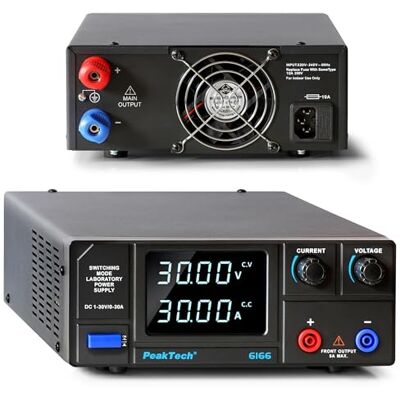 PeakTech 6166 Labornetzteil DC 1-30V 0-30A 900W Labornetzgerät PeakTech 6166 Labornetzteil DC 1-30V 0-30A 900W Labornetzgerät