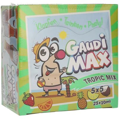 Gaudimax Shots Gaudi-Max TROPIC MIX 16,6% Vol. 25x0,02l Gaudimax Shots Gaudi-Max TROPIC MIX 16,6% Vol. 25x0,02l