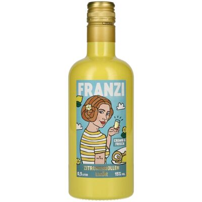Franzi Likör Franzi Zitronenrollen Likör 15% Vol. 0,5l Franzi Likör Franzi Zitronenrollen Likör 15% Vol. 0,5l