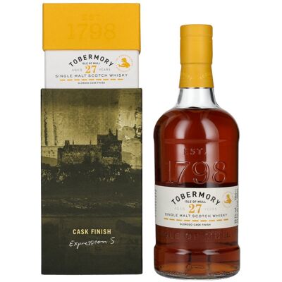 Tobermory Whisky Tobermory 27 Years Old EXPRESSION 5 Single Malt Scotch Whisky 53,1% Vol. 0,7l in Geschenkbox Tobermory Whisky Tobermory 27 Years Old EXPRESSION 5 Single Malt Scotch Whisky 53,1% Vol. 0,7l in Geschenkbox