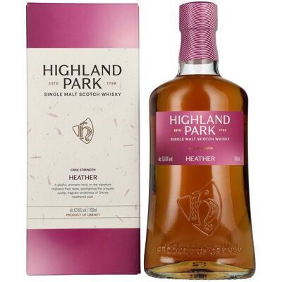 Highland Park HEATHER Cask Strength Single Malt Scotch Whisky 63,6% Vol. 0,7l in Geschenkbox Highland Park HEATHER Cask Strength Single Malt Scotch Whisky 63,6% Vol. 0,7l in Geschenkbox