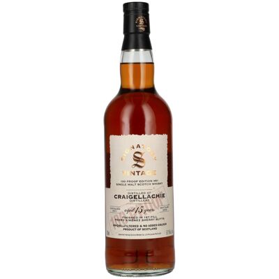 Signatory Vintage 100 Proof Edition CRAIGELLACHIE 15 Years Old Single Malt #81 2011 57,1% Vol. 0,7l Signatory Vintage 100 Proof Edition CRAIGELLACHIE 15 Years Old Single Malt #81 2011 57,1% Vol. 0,7l