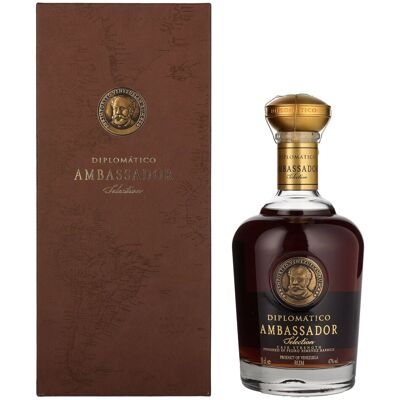 Diplomatico Diplomático AMBASSADOR Selection Cask Strength 47% Vol. 0,7l in Geschenkbox mit Lederoptik Diplomatico Diplomático AMBASSADOR Selection Cask Strength 47% Vol. 0,7l in Geschenkbox mit Lederoptik