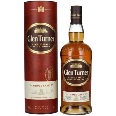 Glen Turner Whisky Glen Turner TRIPLE CASK Single Malt Scotch Whisky 40% Vol. 0,7l in Geschenkbox Glen Turner Whisky Glen Turner TRIPLE CASK Single Malt Scotch Whisky 40% Vol. 0,7l in Geschenkbox