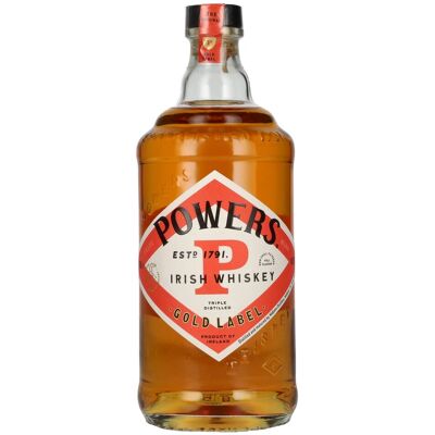Powers Gold Label Irish Whiskey 40% Vol. 0,7l Powers Gold Label Irish Whiskey 40% Vol. 0,7l