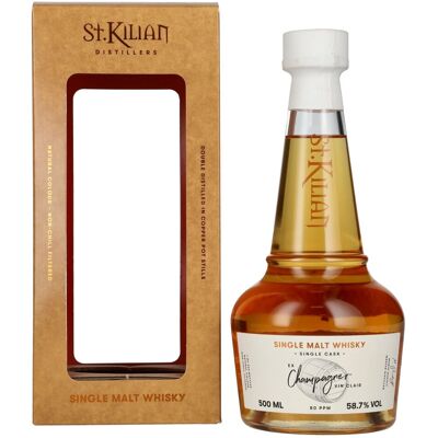 St. Kilian EX CHAMPAGNER VIN CLAIR Single Cask Malt Whisky 58,7% Vol. 0,7l in Geschenkbox St. Kilian EX CHAMPAGNER VIN CLAIR Single Cask Malt Whisky 58,7% Vol. 0,7l in Geschenkbox