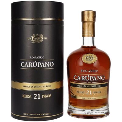 Ron Carúpano Ron Añejo Carúpano Reserva 21 Privada 40% Vol. 0,7l in Geschenkbox Ron Carúpano Ron Añejo Carúpano Reserva 21 Privada 40% Vol. 0,7l in Geschenkbox