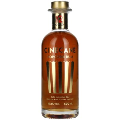 Cinecane 12 Gold POPCORN Rum 41,2% Vol. 0,5l Cinecane 12 Gold POPCORN Rum 41,2% Vol. 0,5l