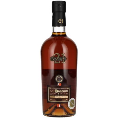 Baoruco Rum Ron Baoruco 21 Años Reserva Antigua Dominicano Premium 40% Vol. 0,7l Baoruco Rum Ron Baoruco 21 Años Reserva Antigua Dominicano Premium 40% Vol. 0,7l