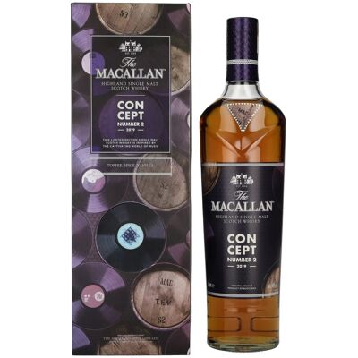 The Macallan Whisky The Macallan CONCEPT N° 2 Limited Edition 2019 40% Vol. 0,7l in Geschenkbox The Macallan Whisky The Macallan CONCEPT N° 2 Limited Edition 2019 40% Vol. 0,7l in Geschenkbox