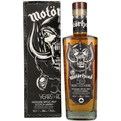 Motörhead Spirits Motörhead 50 Years of Rock & Roll Highland Single Malt Scotch Whisky 58% Vol. 0,7l in Geschenkbox Motörhead Spirits Motörhead 50 Years of Rock & Roll Highland Single Malt Scotch Whisky 58% Vol. 0,7l in Geschenkbox