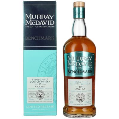Murray McDavid Whisky Murray McDavid BENCHMARK 10 Years Old CAOL ILA PX Sherry & Amarone Cask Finish 2014 53,1% Vol. 0,7l in Geschenkbox Murray McDavid Whisky Murray McDavid BENCHMARK 10 Years Old CAOL ILA PX Sherry & Amarone Cask Finish 2014 53,1% Vol. 0,7l in Geschenkbox