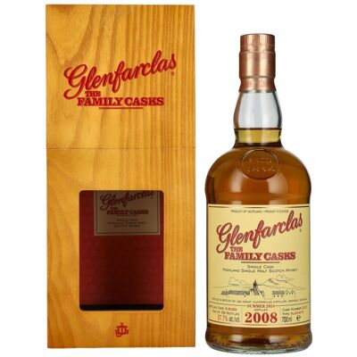 Glenfarclas THE FAMILY CASKS Single Cask SUMMER 2024 Plain Butt #2112 2008 57,7% Vol. 0,7l in Holzkiste Glenfarclas THE FAMILY CASKS Single Cask SUMMER 2024 Plain Butt #2112 2008 57,7% Vol. 0,7l in Holzkiste