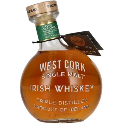West Cork Irish Whiskey West Cork MARITIME Single Malt Irish Whiskey VIRGIN OAK CASK FINISHED Limited Edition 46% Vol. 0,7l West Cork Irish Whiskey West Cork MARITIME Single Malt Irish Whiskey VIRGIN OAK CASK FINISHED Limited Edition 46% Vol. 0,7l