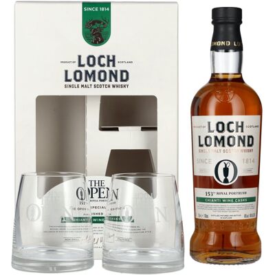 Loch Lomond Whisky Loch Lomond THE OPEN SPECIAL EDITION 153th Royal Portrush Chianti Wine 2025 46% Vol. 0,7l in Geschenkbox mit 2 Gläsern Loch Lomond Whisky Loch Lomond THE OPEN SPECIAL EDITION 153th Royal Portrush Chianti Wine 2025 46% Vol. 0,7l in Geschenkbox mit 2 Gläsern