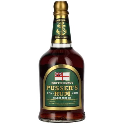 Pusser's Overproof 0,7l 75% Pusser's Overproof 0,7l 75%