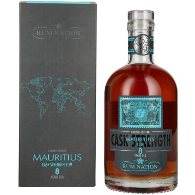 Rum Nation Mauritius 8 Years Old Cask Strength Rum Limited Edition 54,9% Vol. 0,7l in Geschenkbox Rum Nation Mauritius 8 Years Old Cask Strength Rum Limited Edition 54,9% Vol. 0,7l in Geschenkbox