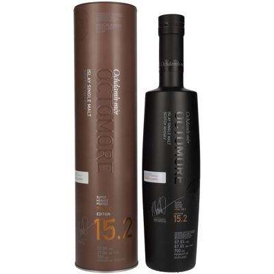 Octomore EDITION: 15.2 Super Heavily Peated Islay Single Malt 57,9% Vol. 0,7l in Tinbox Octomore EDITION: 15.2 Super Heavily Peated Islay Single Malt 57,9% Vol. 0,7l in Tinbox