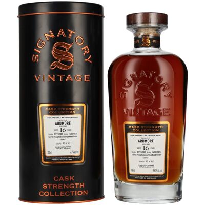 Signatory Vintage ARDMORE 16 Years Old Cask Strength Collection 2009 56,7% Vol. 0,7l in Tinbox Signatory Vintage ARDMORE 16 Years Old Cask Strength Collection 2009 56,7% Vol. 0,7l in Tinbox