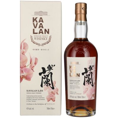 Kavalan Whisky Kavalan LÁN Single Malt Whisky 43% Vol. 0,7l in Geschenkbox Kavalan Whisky Kavalan LÁN Single Malt Whisky 43% Vol. 0,7l in Geschenkbox