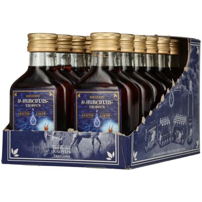 St. Hubertus Likör St. Hubertus Tropfen Kräuterlikör 30% Vol. 12x0,1l St. Hubertus Likör St. Hubertus Tropfen Kräuterlikör 30% Vol. 12x0,1l