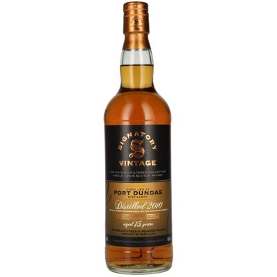 Signatory Vintage PORT DUNDAS 15 Years Old The Un-Chillfiltered 2010 46% Vol. 0,7l Signatory Vintage PORT DUNDAS 15 Years Old The Un-Chillfiltered 2010 46% Vol. 0,7l
