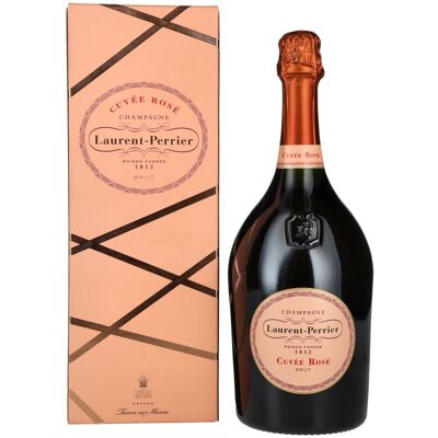 Laurent Perrier Champagne CUVÉE ROSÉ Brut 12% Vol. 1,5l in Geschenkbox Laurent Perrier Champagne CUVÉE ROSÉ Brut 12% Vol. 1,5l in Geschenkbox