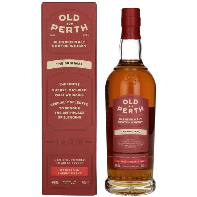 Old Perth The Original Blended Malt Scotch Whisky Sherry Casks 46% Vol. 0,7l in Geschenkbox Old Perth The Original Blended Malt Scotch Whisky Sherry Casks 46% Vol. 0,7l in Geschenkbox