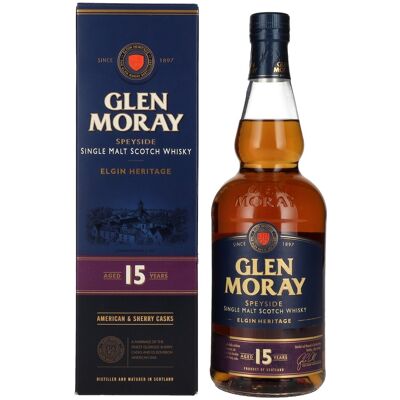 Glen Moray 15 Jahre Elgin Heritage - Speyside Single Malt Whisky Glen Moray 15 Jahre Elgin Heritage - Speyside Single Malt Whisky