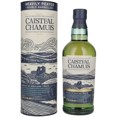 Mossburn Whisky Caisteal Chamuis Bourbon Casks Heavily Peated Blended Malt Scotch Whisky 46% Vol. 0,7l in Geschenkbox Mossburn Whisky Caisteal Chamuis Bourbon Casks Heavily Peated Blended Malt Scotch Whisky 46% Vol. 0,7l in Geschenkbox