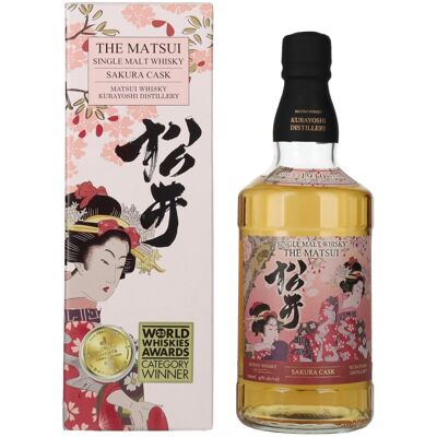 Matsui Whisky THE MATSUI Single Malt Japanese Whisky SAKURA CASK 43% Vol. 0,7l in Geschenkbox Matsui Whisky THE MATSUI Single Malt Japanese Whisky SAKURA CASK 43% Vol. 0,7l in Geschenkbox